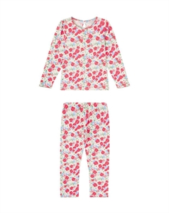 Комплект топ и леггинсы Babette из хлопка с цветочным принтом, Floris Konges slojd