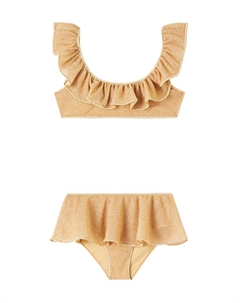 OseMini Lumière бикини с рюшами Oséree Kids, Gold Oseree kids