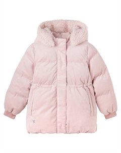 Куртка-пуховик Lullu из вельвета, Rose Powder Flowers Wheat