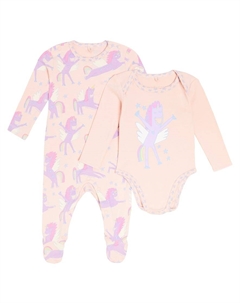 Детский хлопковый боди и комбинезон Stella mccartney kids