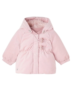 Детская куртка с капюшоном из вельвета baby billo, Rose Powder Wheat
