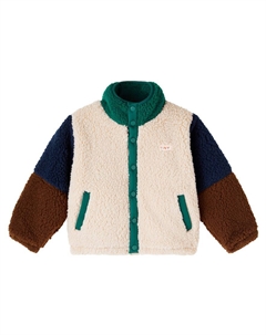 Цветной блокированный плюшевый жакет, Color Block Tinycottons