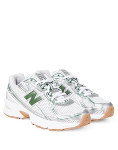 740 Junior кроссовки из сетки с кожаными деталями, Silver Metallic New balance kids
