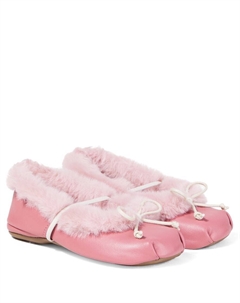 Балетки из кожи с отделкой из овчины, Rosa Pèpè