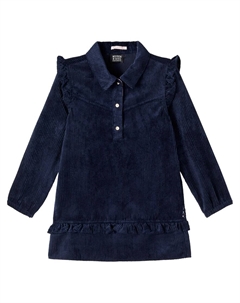 Платье из вельвета с рюшами, Sky Captain Scotch & soda kids