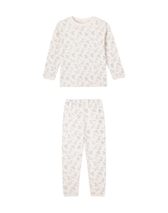 Пижамы из хлопка с принтом Planet, Im Beige Bonpoint