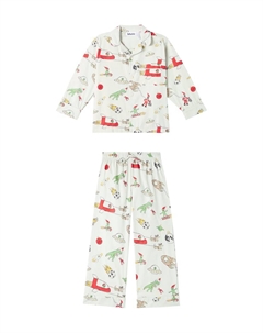 Пижама из хлопка с принтом Lex, Spacy Nights Molo