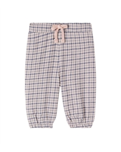 Детские штаны из клетчатого хлопка Blake, Blue Check Wheat