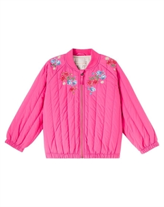 Вышитая бомбер Juno, Raspberry Wine Konges slojd