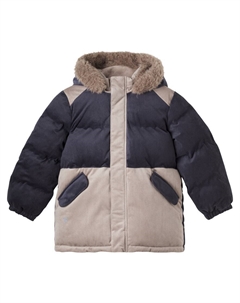 Джинсовый вельветовый пуховик Jasper, Navy Wheat