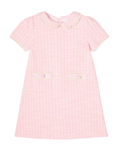 Хлопковое платье из твида, Pink Tweed F25-23 Patachou