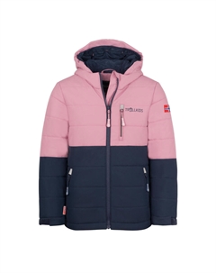 Детская зимняя куртка Hemsedal - лиловый/темно-синий Trollkids
