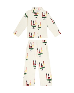 Пижама из хлопка с принтом The Feast, White Bobo choses