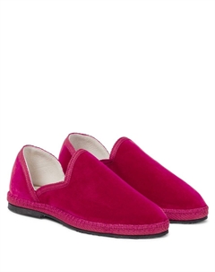 Бархатные мокасины friulane, Fuchsia The row kids
