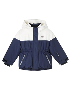 Джинсовая куртка с цветными блоками, Upb Encre Bonpoint