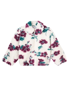 Цветочная тедди куртка, Jacquard Dolce & gabbana kids