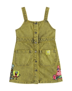 Джинсовое платье Spongebob, Giallo Stella mccartney kids