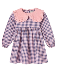 Платье из хлопкового фланели Viana в стиле gingham, Rose Tea Cozmo