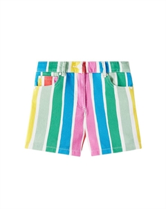 Полосатые хлопковые шорты, Multicolor/Multicolo Stella mccartney kids