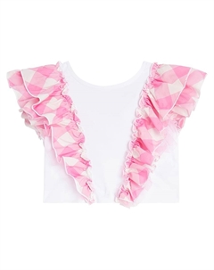 Топ Barbie из хлопкового джерси, Pink Monnalisa