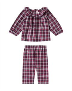Детские пижамы из клетчатого хлопка Barulina, Ca Rouge Bonpoint