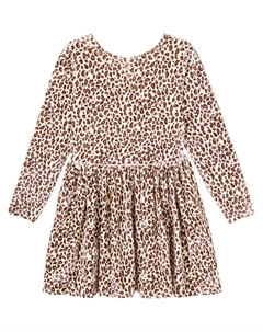 Платье Carlito из бархата с леопардовым принтом, Leo Konges slojd