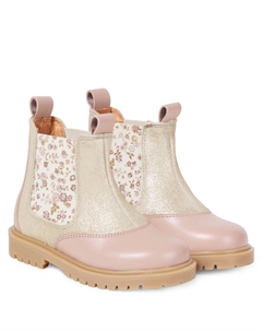 Кожаные челси ботинки Kana с цветочным принтом, Rose Dawn Wheat