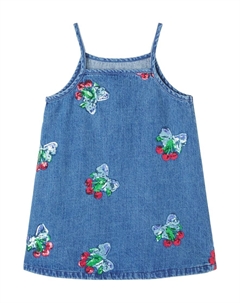 Платье из джинсовой ткани Magot с пайетками, Amarena Sequin Konges slojd