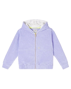 Хлопковая худи на молнии из вельвета, Sweet Lavender Scotch & soda kids