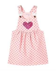 Платье из хлопкового твила с принтом Nola, Berry Coeur Konges slojd