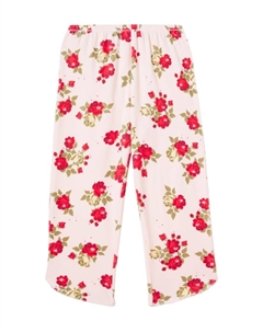 Велула брюки из хлопковой смеси с цветочным принтом, Midori Rosso Konges slojd