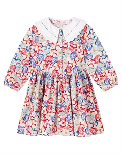 Платье из хлопка с цветочным узором, Le Rosier Konges slojd