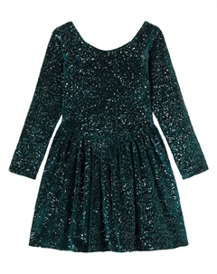 Платье из бархата с пайетками Viola, Sycamore Konges slojd