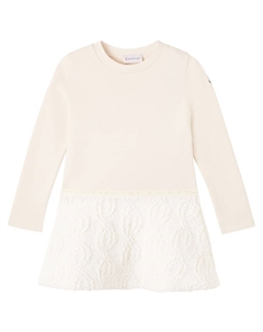 Хлопковое платье, White Moncler enfant