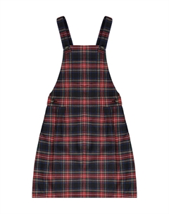 Проверенное платье из стрейчевой шерстяной смеси, Check-Tartan Dolce & gabbana kids
