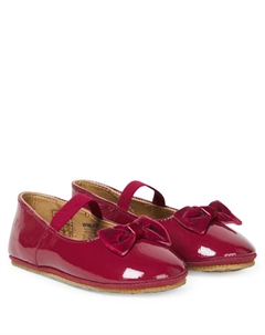 Розен лакированные балетки Mary Jane, Cherry Red Wheat