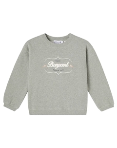 Толстовка из флиса Tonino с хлопковым составом, Vert De Gris Bonpoint