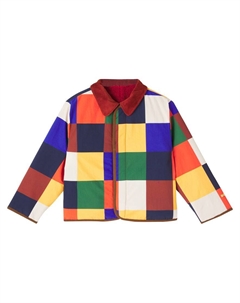 Разноцветная реверсивная утепленная куртка, Multicolor Bobo choses