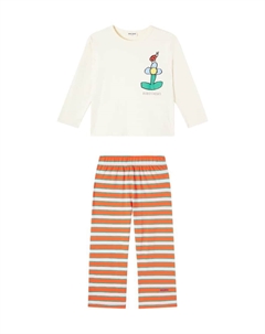 Танцующий цветок пижама из хлопка, Red Bobo choses