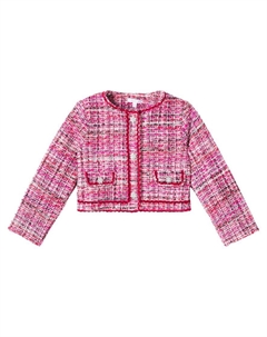 Хлопковый твидовый пиджак, Red Tweed F25-73 Patachou