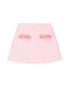 Твидовая юбка, Pink Tweed F25-23 Patachou