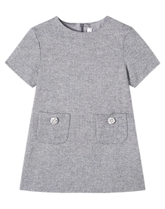 Платье из шерстяной смеси, Carbon Grey Il gufo