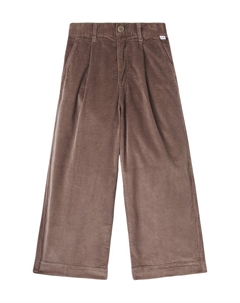 Хлопковые штаны из вельвета, Chocolate Il gufo