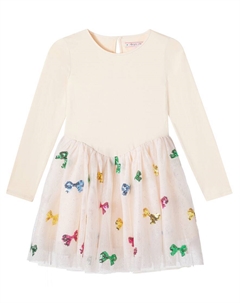 Платье из тюля с пайетками, Bow Coloré Konges slojd