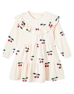 Хлопковое платье с блестками Mali, Ma Grande Cerise Glitter Konges slojd