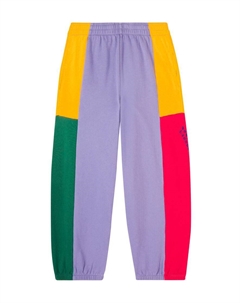 Хлопковые спортивные штаны с цветными блоками, Multicolor Bobo choses