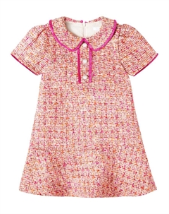 Твидовое платье, Fuchsia Tweed F25-110 Patachou