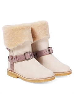 Замшевые ботинки с подкладкой из овчины, Deserto Pèpè