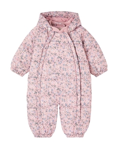 Детский комбинезон Edem с цветочным принтом, Rose Powder Flowers Wheat