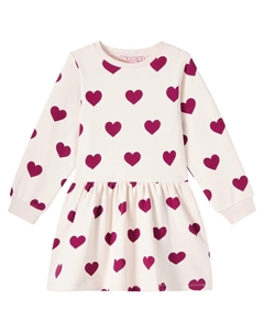 Платье из хлопковой смеси с принтом Lou, Coeur Winetasting Konges slojd